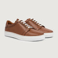 Carter Runn Hellbraun Leder-Sneaker für Herren