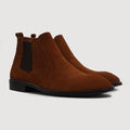 Clarkson Chelsea Braun Suede Lederstiefel für Herren
