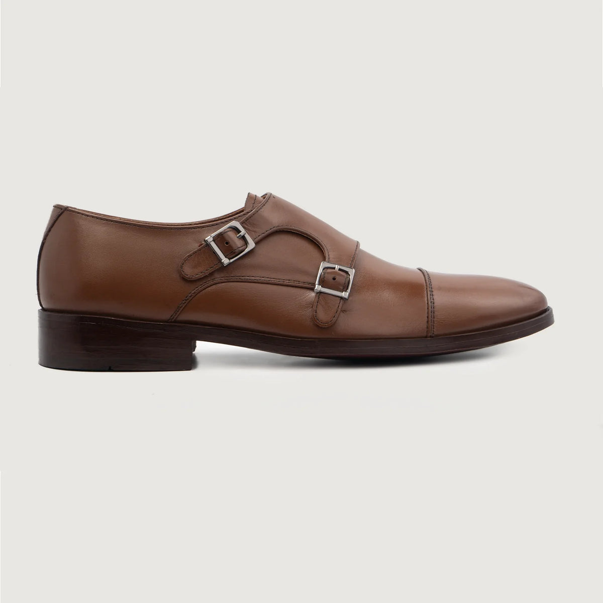 Brown Full-Grain leather Shoes - Rahmengenähte Goodyear-Welt-Konstruktion & vordere Zehenkappe