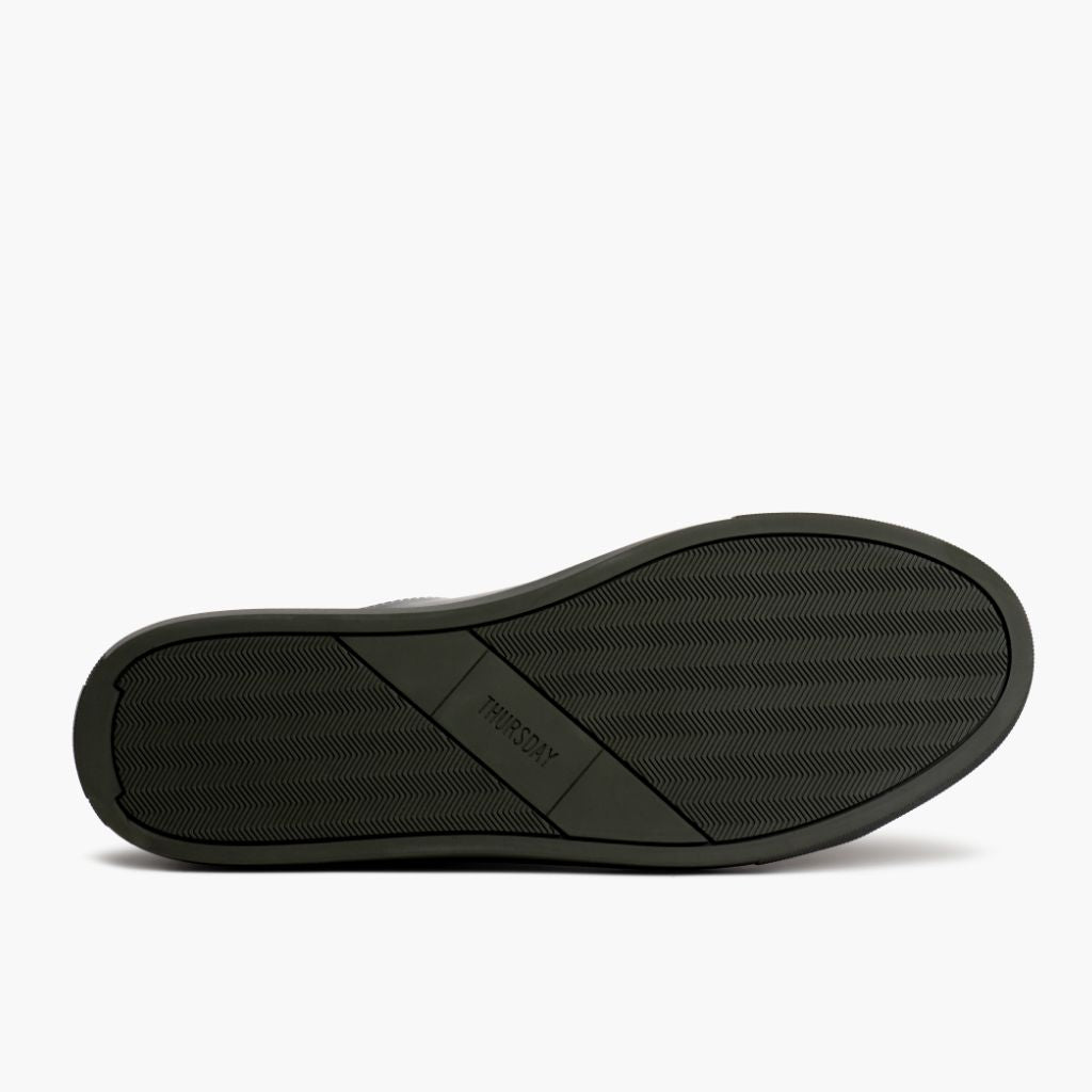 High-Traction Rubber Outsole & Lug Tread Pattern on Encore Forest Leder-Sneaker für Herren