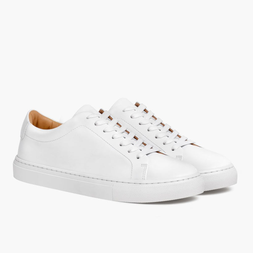 Encore Weiß Leder-Sneaker für Herren
