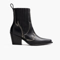 Icon Schwarz Lederstiefel für Damen