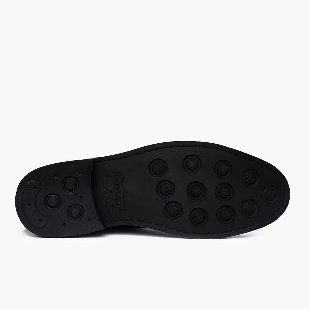 High-Traction Rubber Outsole & Lug Tread Pattern on Cadet Mokka Lederstiefel für Herren