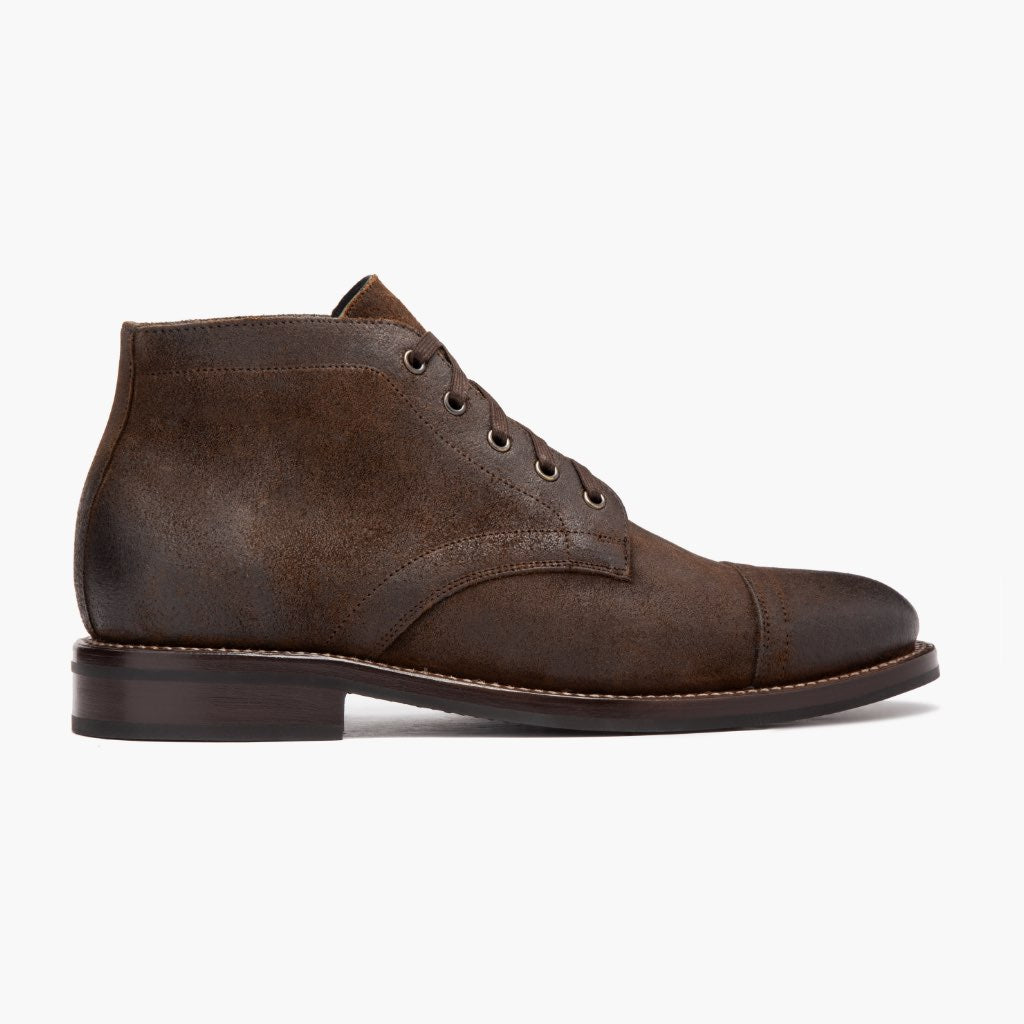 Mocha Full-Grain leather Boots - Rahmengenähte Goodyear-Welt-Konstruktion & vordere Zehenkappe