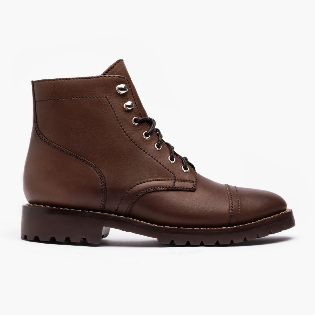 Classic Full-Grain leather Boots - Rahmengenähte Goodyear-Welt-Konstruktion & vordere Zehenkappe
