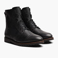 Casa Moto Schwarz Lederstiefel für Herren