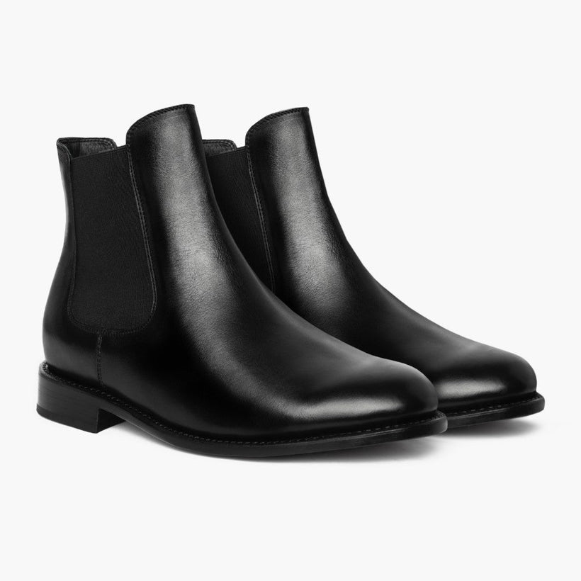 Cavalier Schwarz Leather Boots für Herren