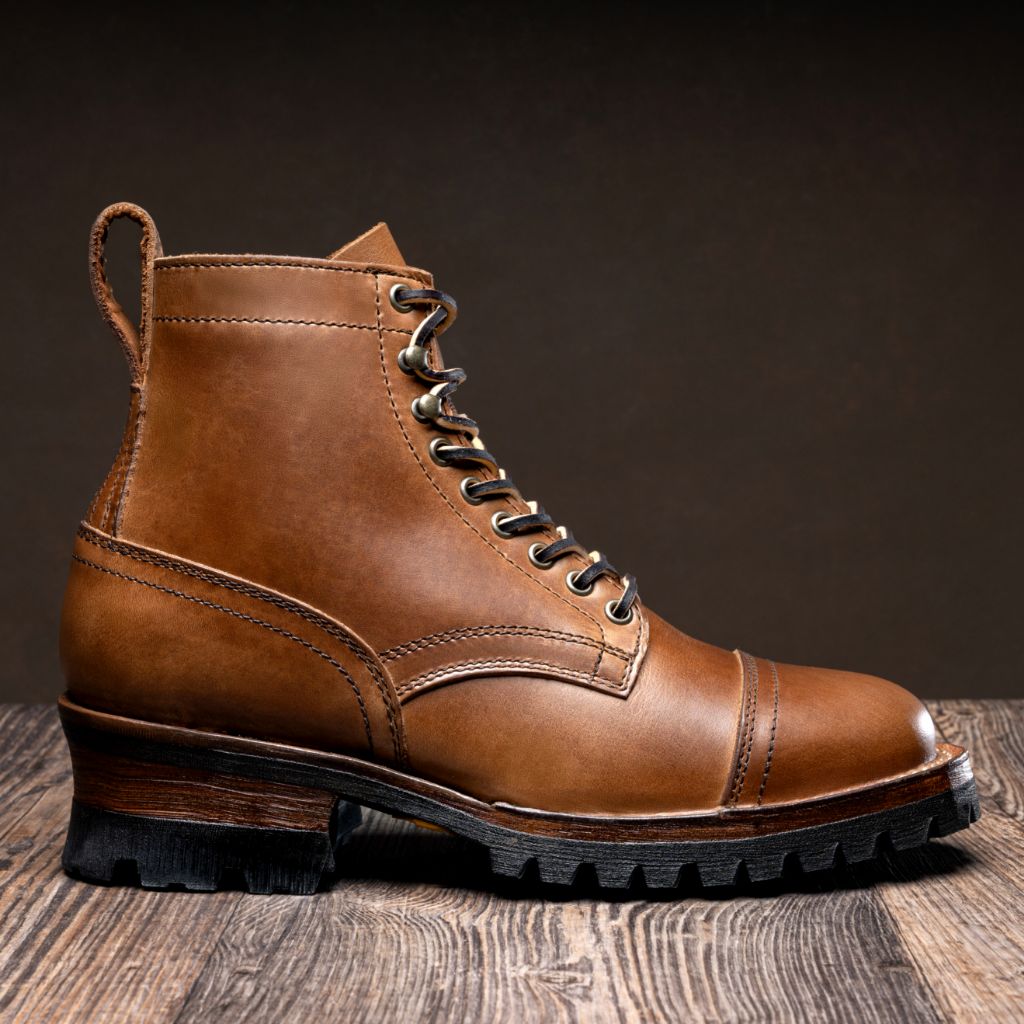Classic Full-Grain leather Boots - Rahmengenähte Goodyear-Welt-Konstruktion & vordere Zehenkappe