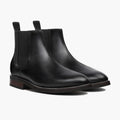 Duke Schwarz Lederstiefel für Herren