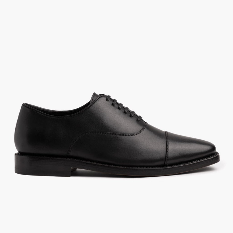 Executive Schwarz Leder-Sneaker für Herren