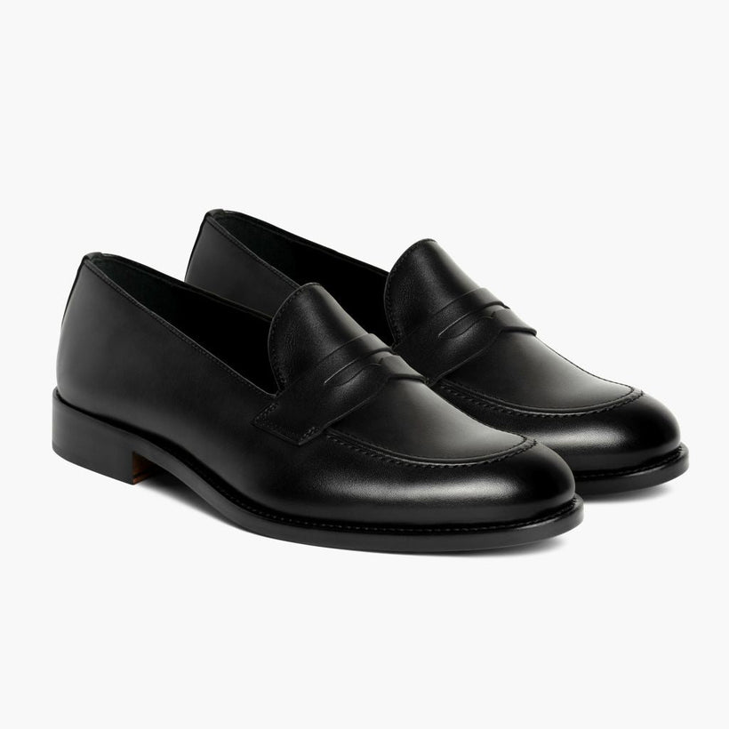 Lincoln Schwarz Leder-Sneaker für Herren