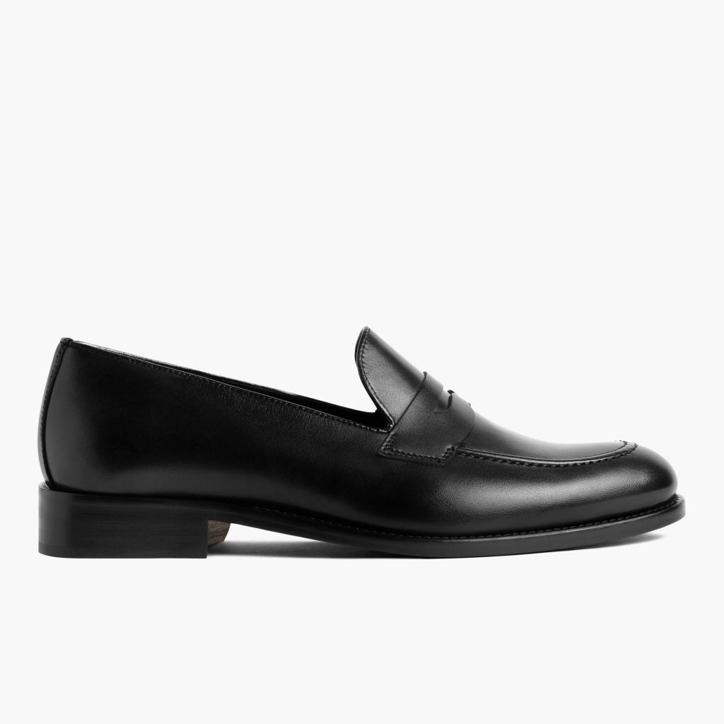 Black Full-Grain leather Sneakers - Rahmengenähte Goodyear-Welt-Konstruktion & vordere Zehenkappe