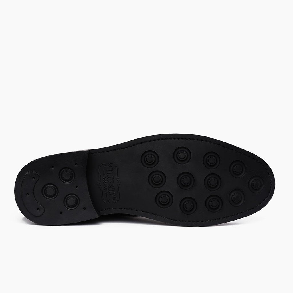 High-Traction Rubber Outsole & Lug Tread Pattern on President Mokka Lederstiefel für Herren For Men