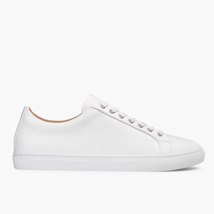 Premier Low Top Weiß Leder-Sneaker für Herren