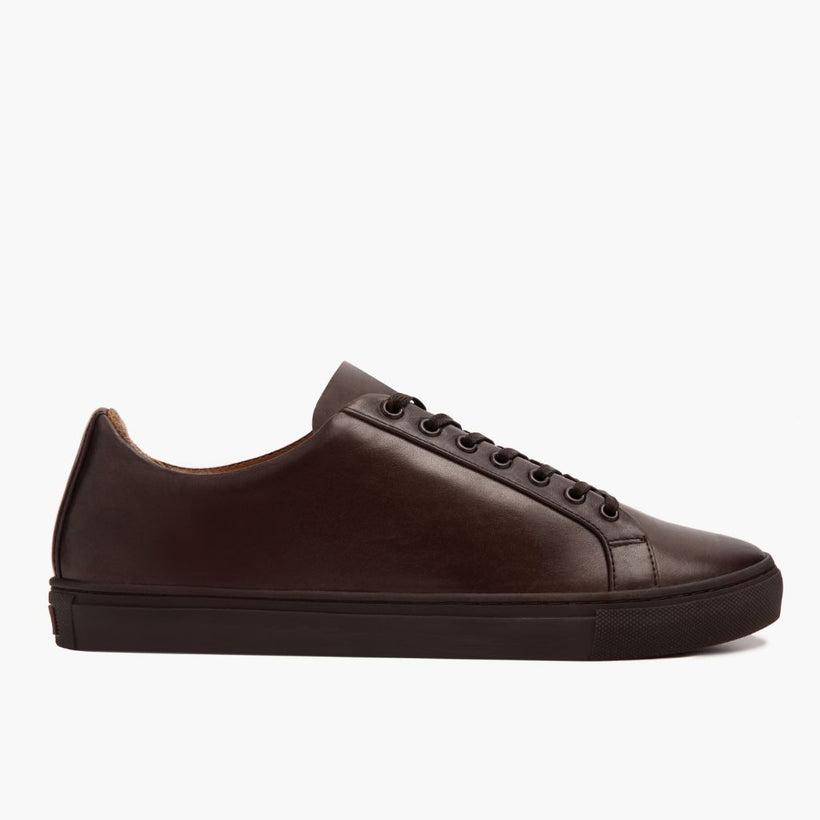 Premier Low Top Alt-Englisch Braun Leder-Sneaker für Herren