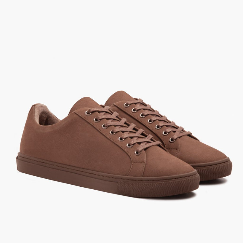 Premier Low Top Pebble Leder-Sneaker für Herren