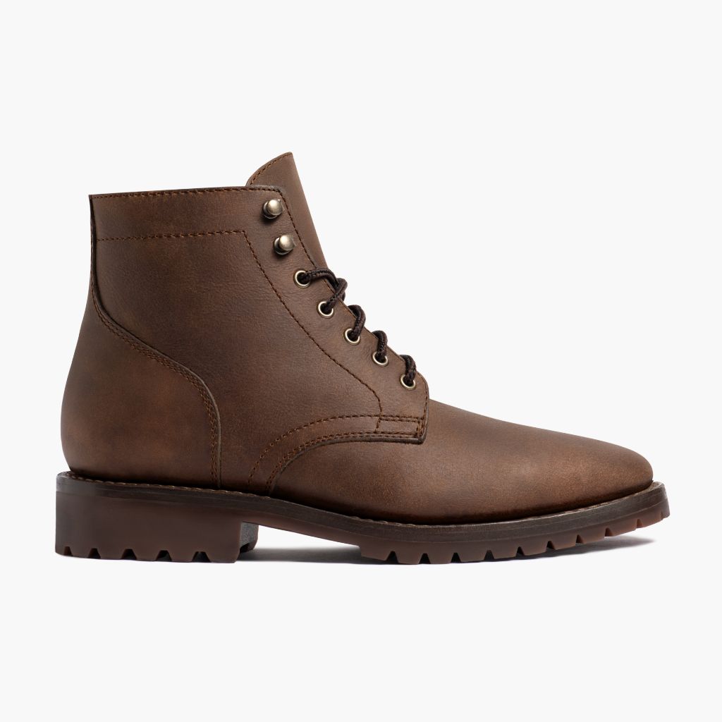 Brown Full-Grain leather Boots - Rahmengenähte Goodyear-Welt-Konstruktion & vordere Zehenkappe