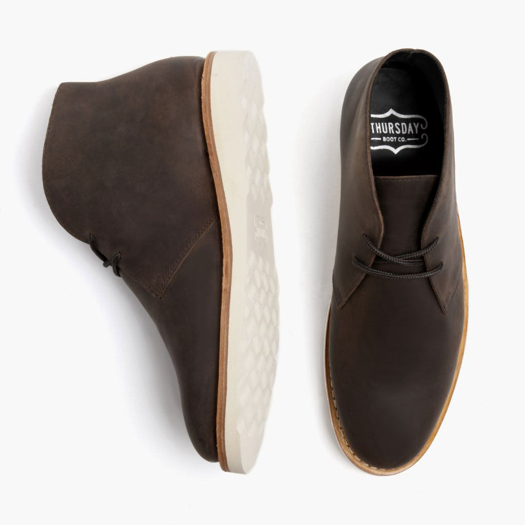 Scout Tabakbraun Lederstiefel für Herren For Men - Verstärkte Fersenkappe & präzise Doppelnaht