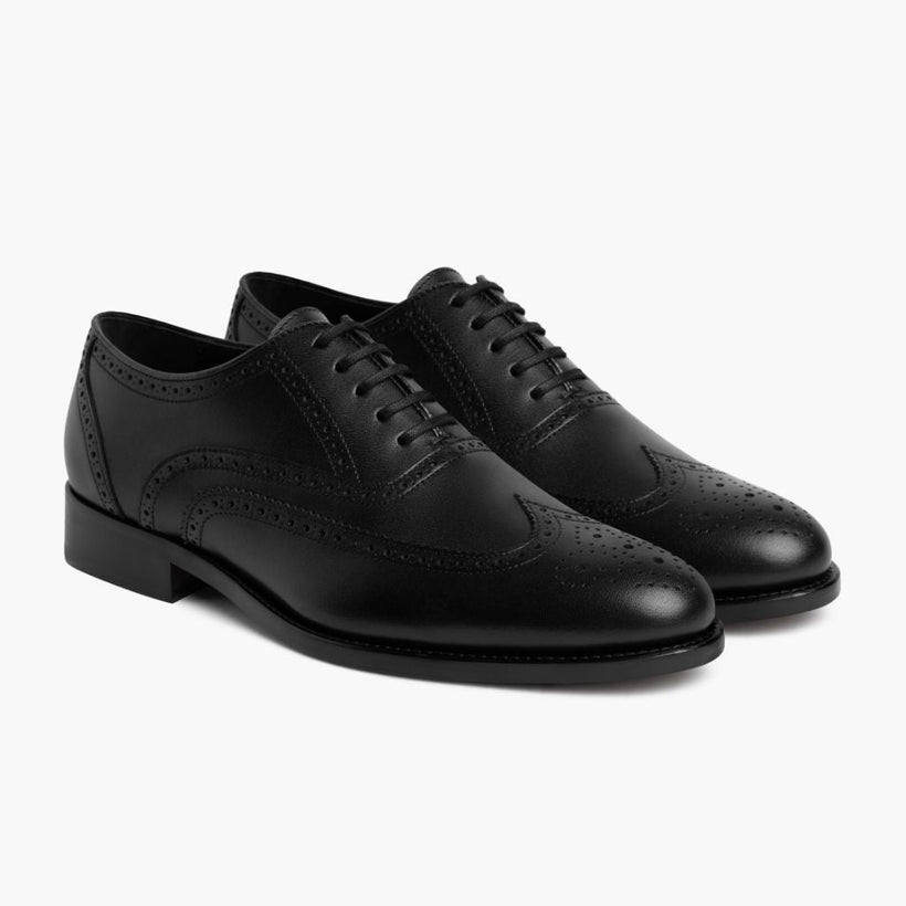 Aviator Schwarz Leather Loafers für Herren