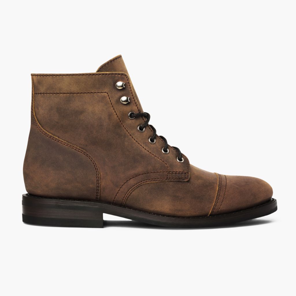 Classic Full-Grain leather Boots - Rahmengenähte Goodyear-Welt-Konstruktion & vordere Zehenkappe
