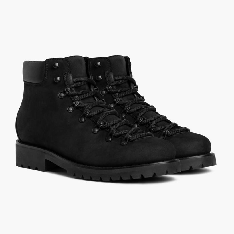 Commander Schwarz Matte Leather Boots für Herren