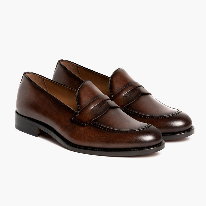 Lincoln Edel-Mahagoni Leder-Sneaker für Herren