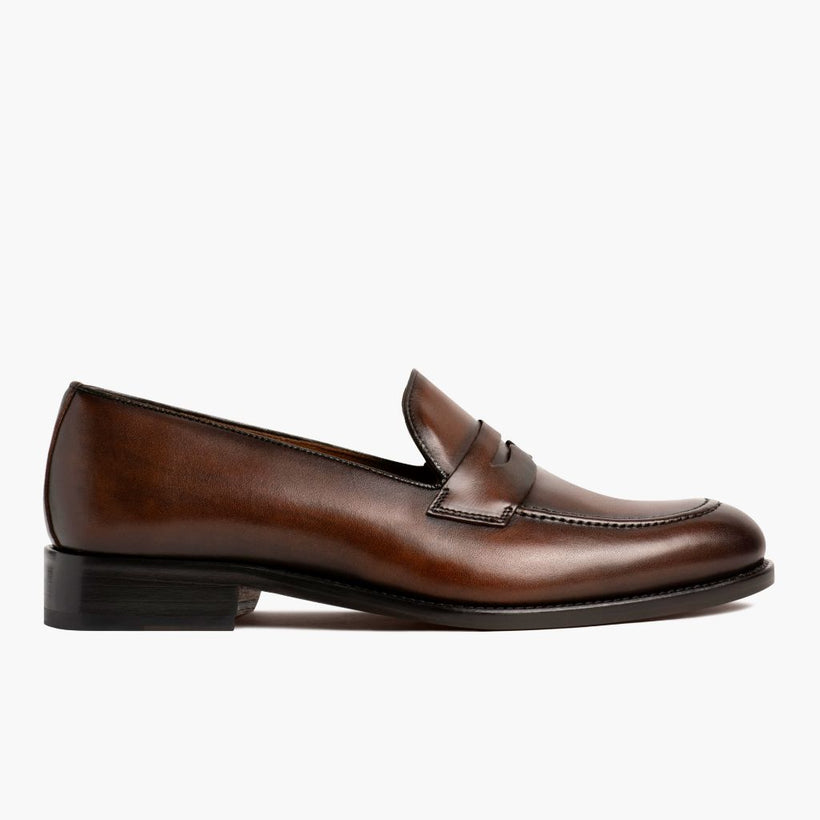 Lincoln Edel-Mahagoni Leder-Sneaker für Herren
