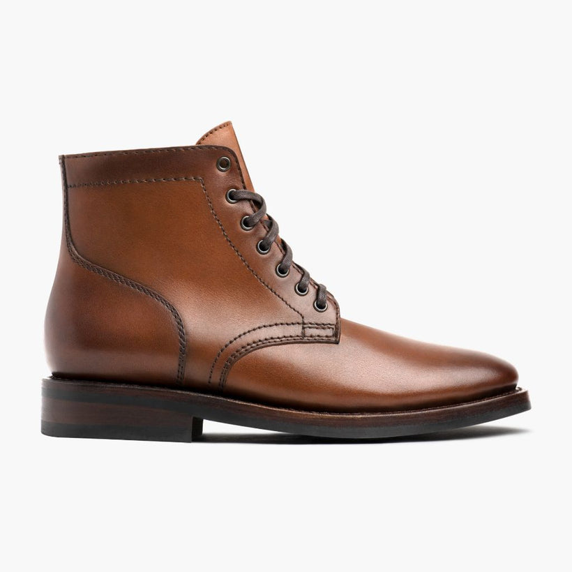 President Brandy-Braun Lederstiefel für Herren