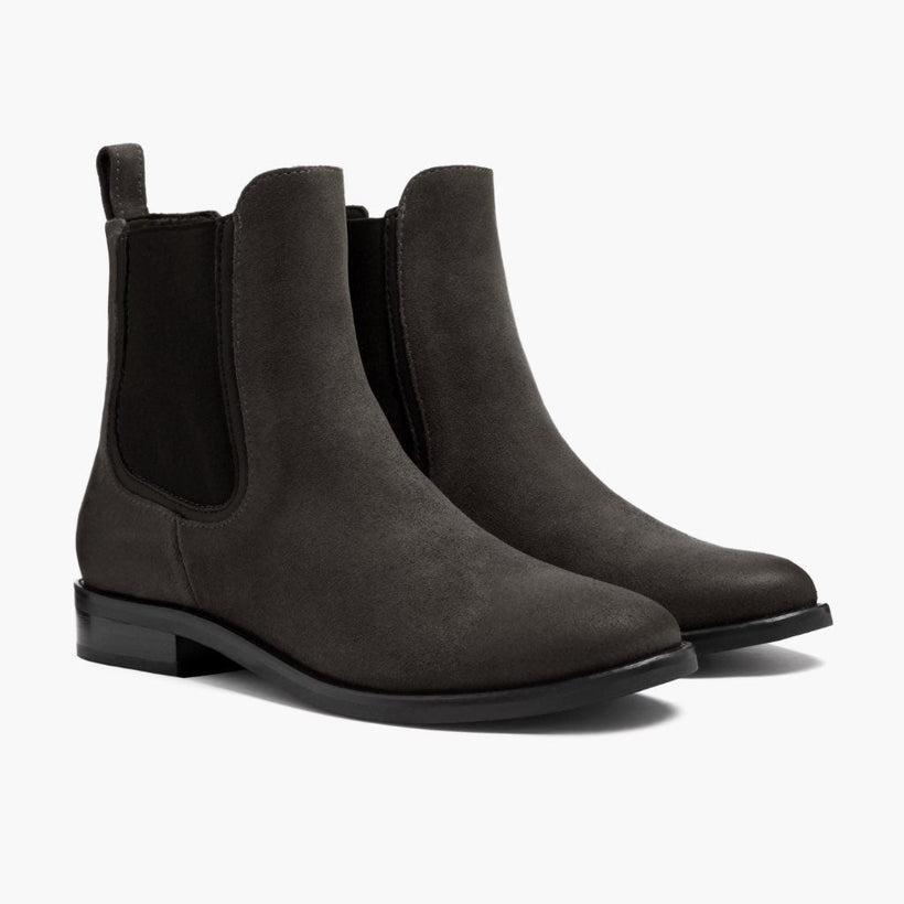Duchess Schattengrau Lederstiefel für Damen