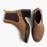 High-Traction Rubber Outsole & Lug Tread Pattern on Knockout Safari Leather Boots