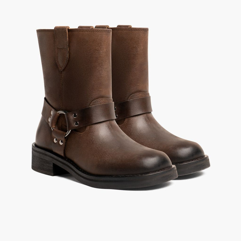 Outlaw Light Tobacco Leather Boots für Damen