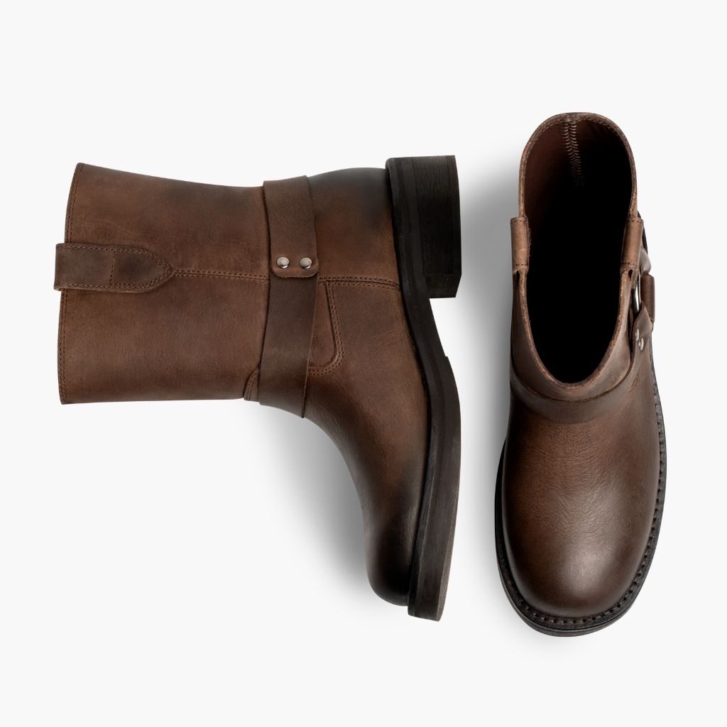 Outlaw Light Tabakbraun Lederstiefel für Damen - Verstärkte Fersenkappe & präzise Doppelnaht