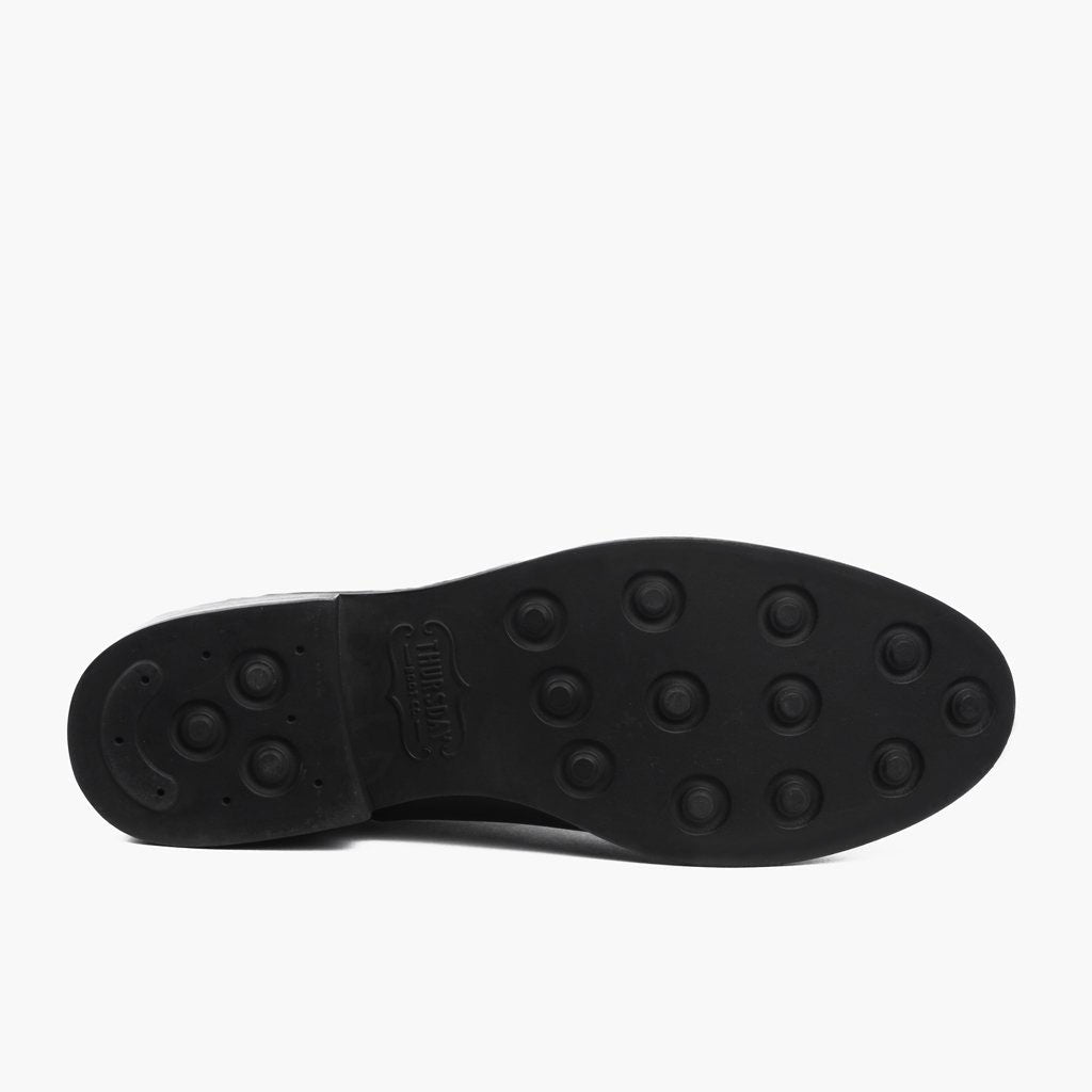 High-Traction Rubber Outsole & Lug Tread Pattern on Duchess Glazed Ginger Lederstiefel für Damen