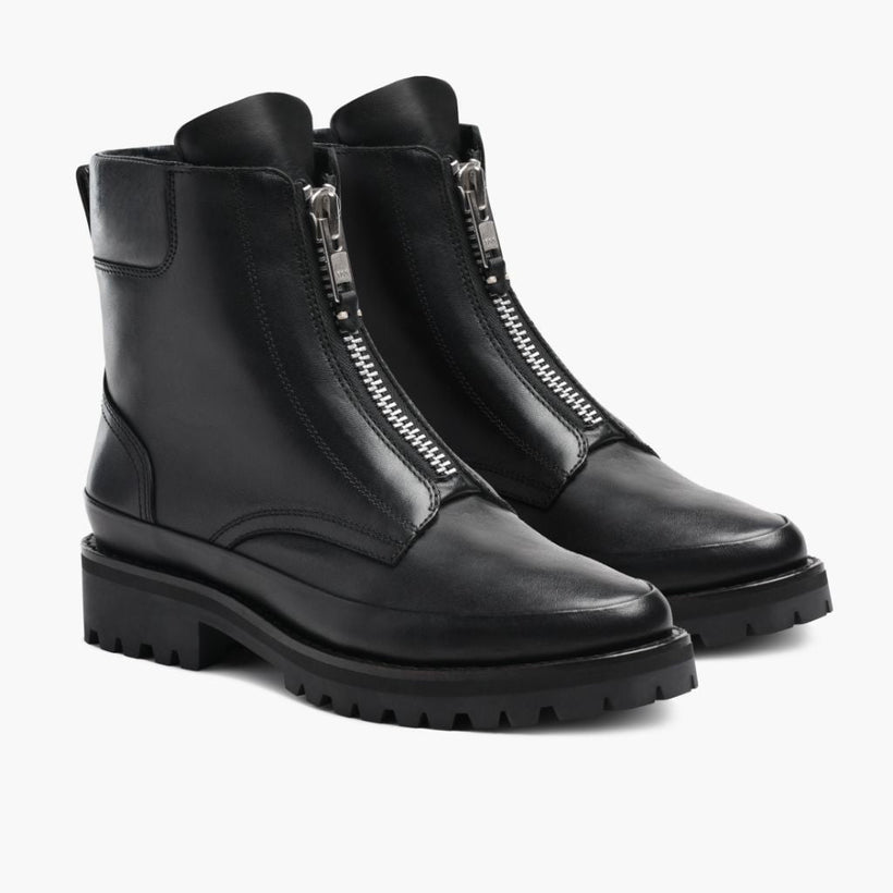 Ryder Schwarz Leather Boots für Damen
