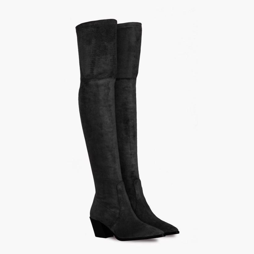 Tempest Schwarz Leather Boots für Damen