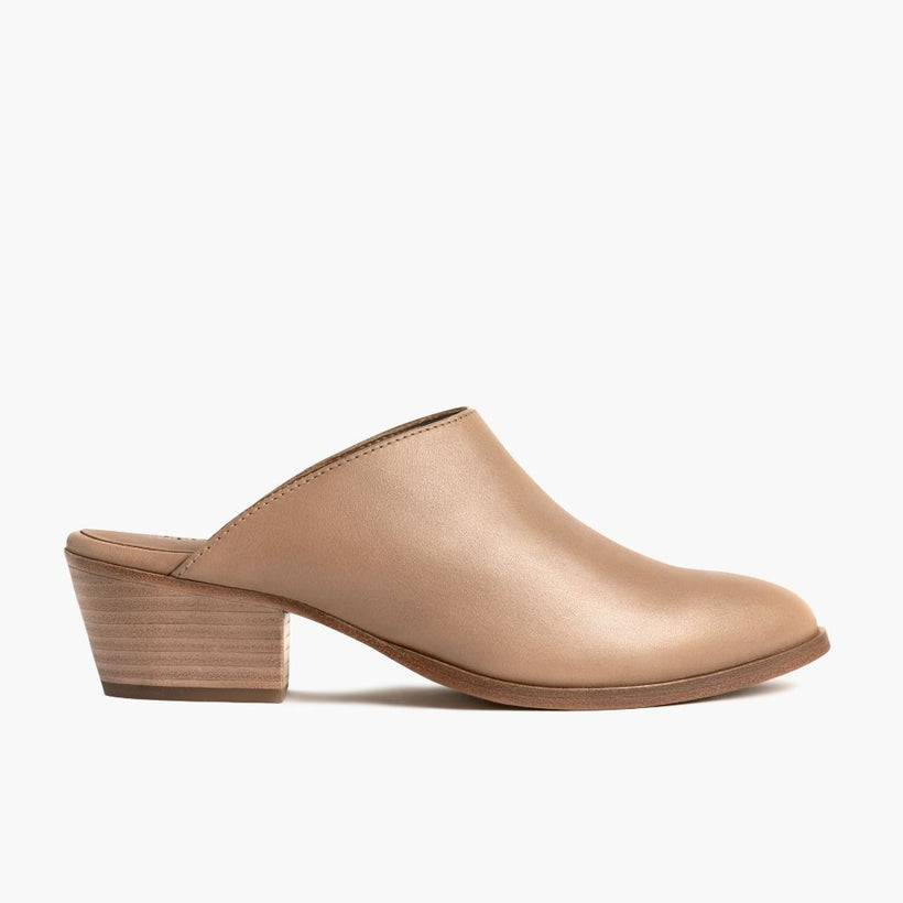Breeze Milk Coffee Leather Boots für Damen