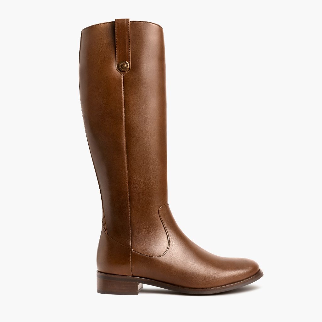 Crown Cuero Lederstiefel für Damen in Classic Full-Grain Leather - Seitenansicht | Online Kaufen
