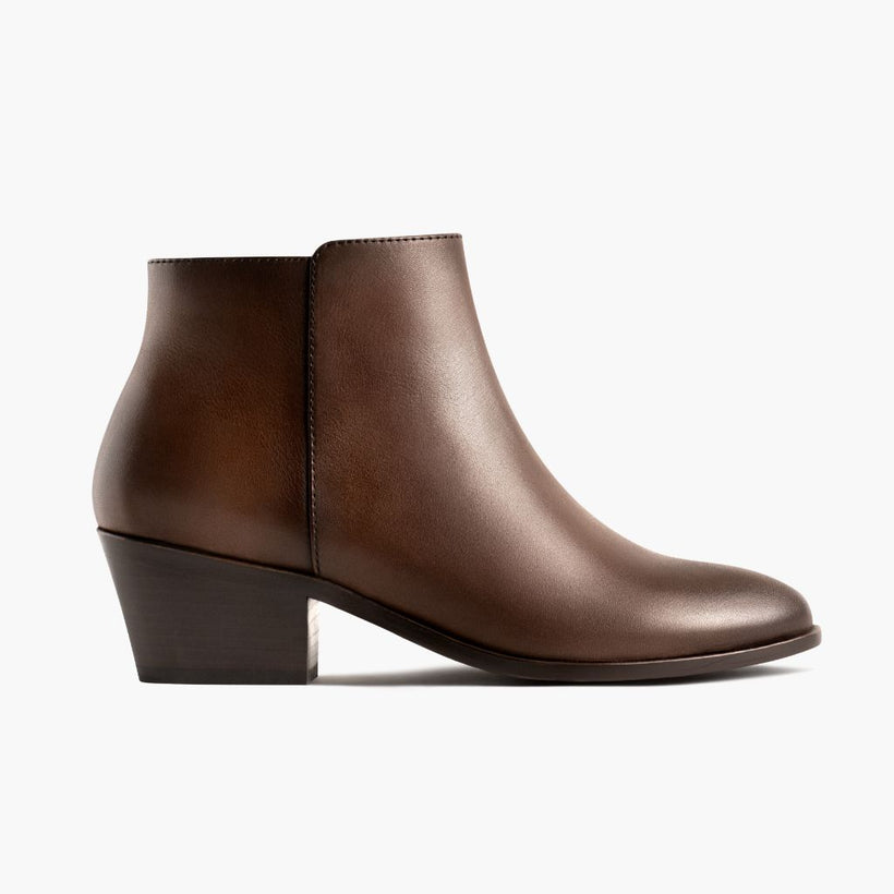 Downtown Amaretto Lederstiefel für Damen