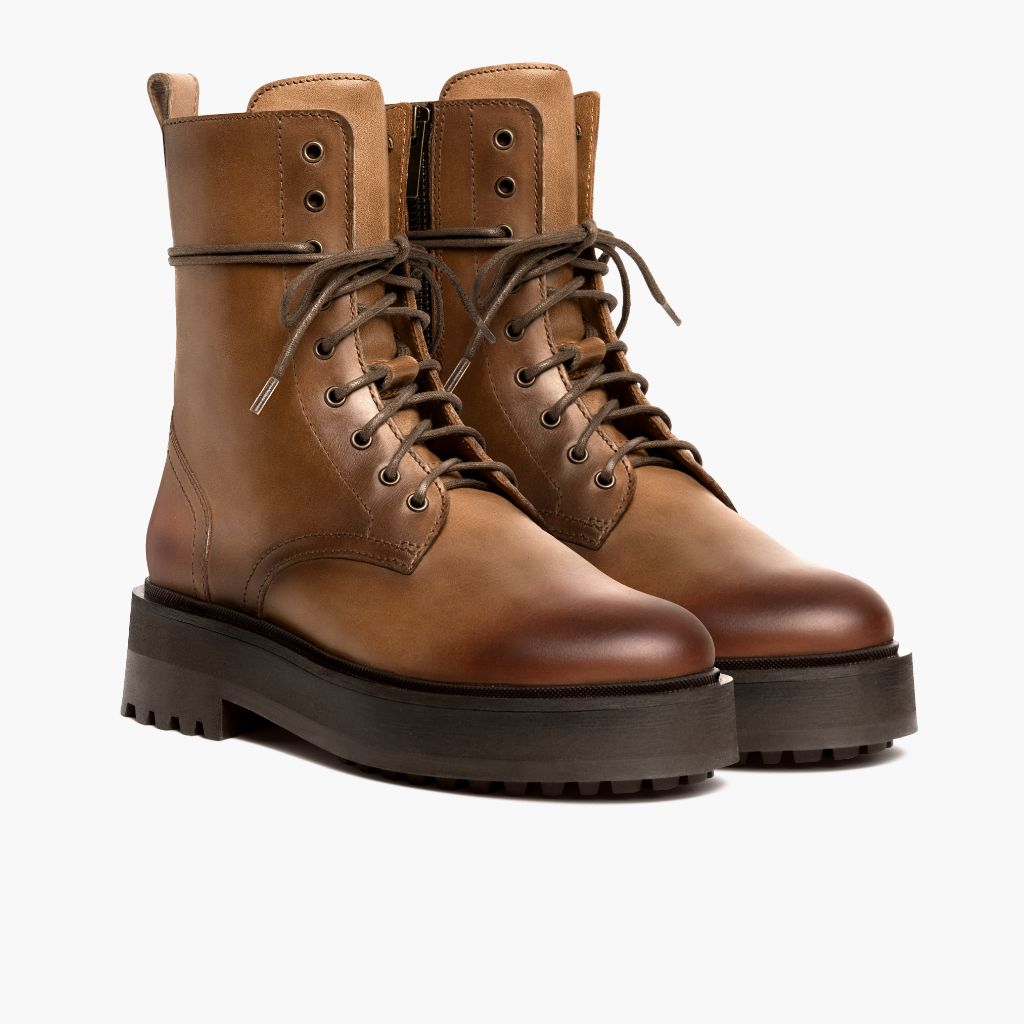 Classic Full-Grain leather Boots - Rahmengenähte Goodyear-Welt-Konstruktion & vordere Zehenkappe