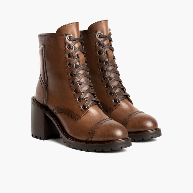 Rebel Amber Wheat Leather Boots für Damen