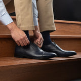 Orlaven Professor Oxford Midnight Blue Leather Shoes footwear image 10
