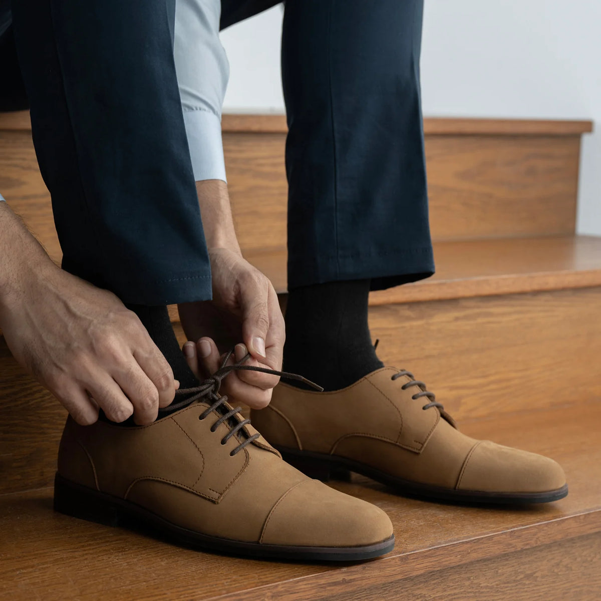 Orlaven Attorney Derby Braun Nubuck Lederschuhe - StudGuard für Herren footwear image 10