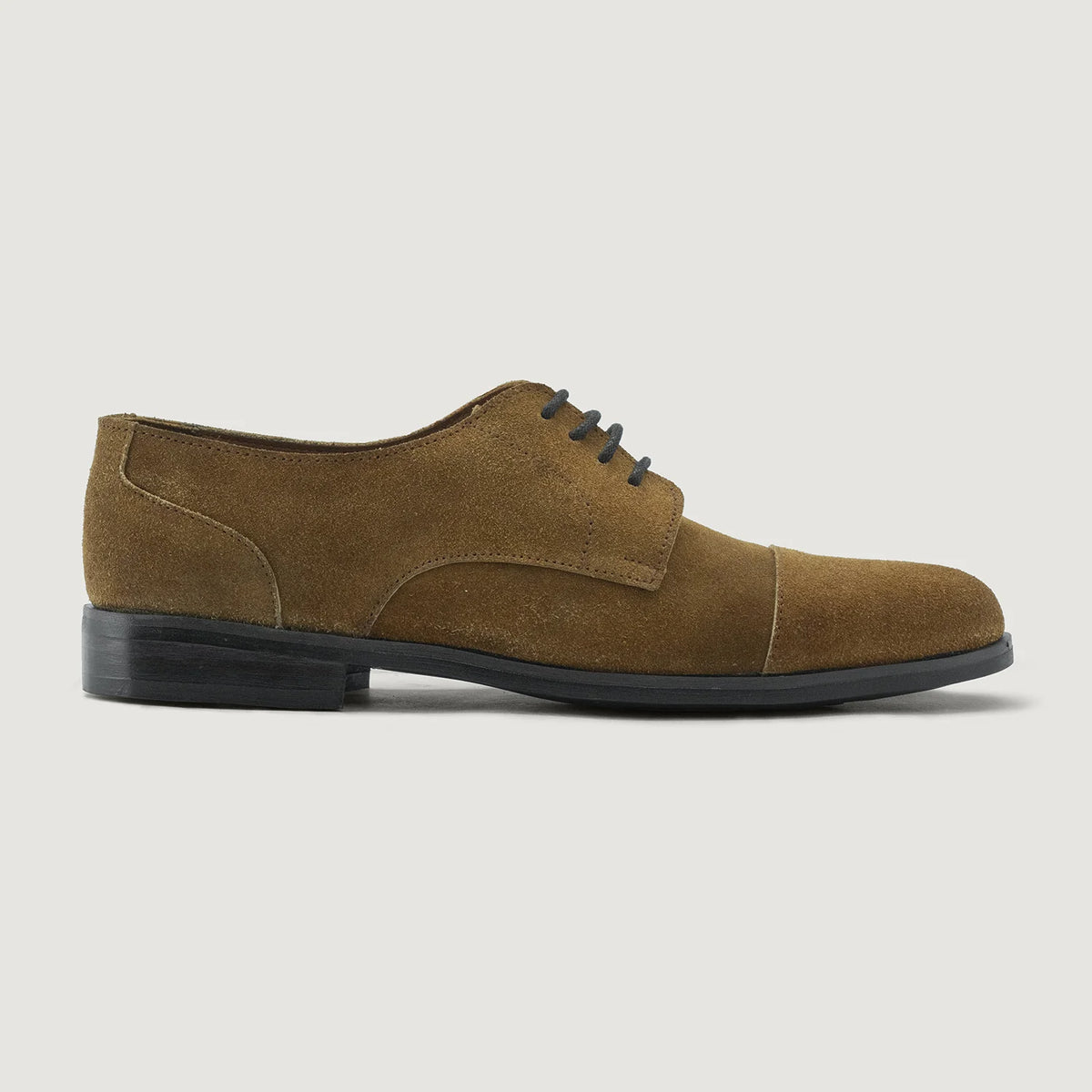Brown Goatskin Suede Leather Shoes - Rahmengenähte Goodyear-Welt-Konstruktion & vordere Zehenkappe