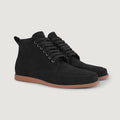 Bearman Moc-Toe Schwarze Wildlederstiefel für Herren