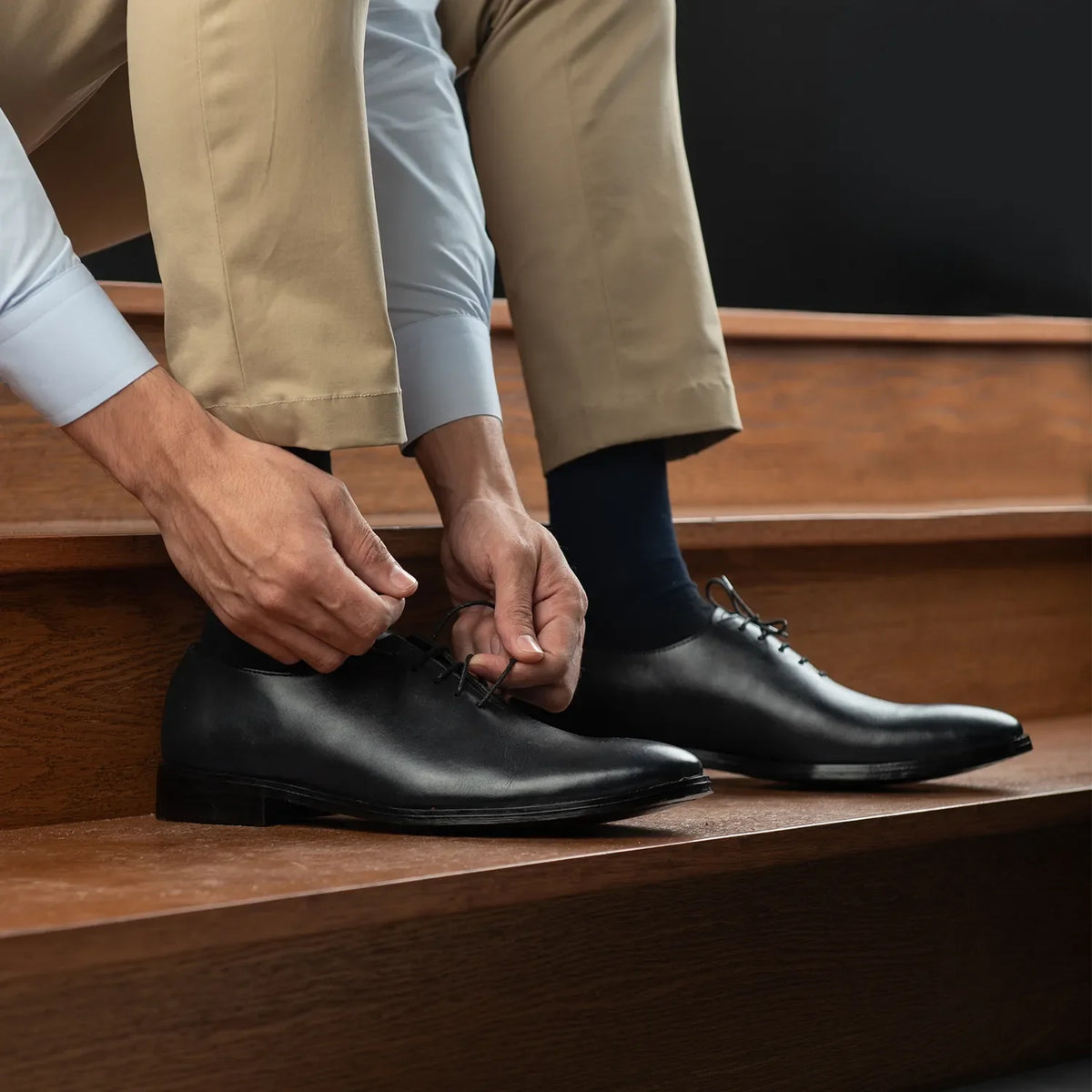 Orlaven Director Wholecut Schwarz Lederschuhe für Herren footwear image 10