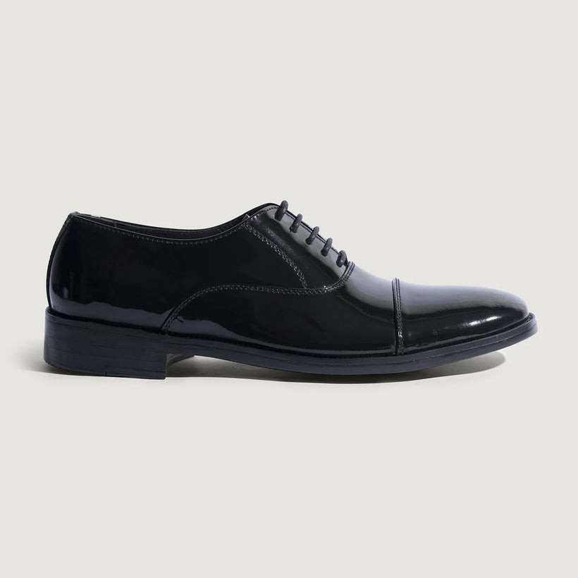 Professor Oxford Schwarz Patent Leather Shoes für Herren