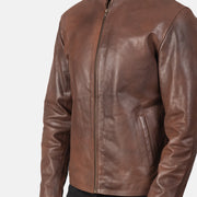 Alex Leder-Bikerjacke für Herren – Zusätzliche Produktansicht 6