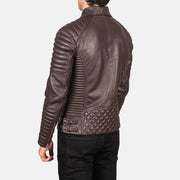 Armand Grün Leder-Bikerjacke für Herren – Zusätzliche Produktansicht 5