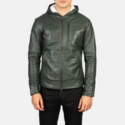 Baston Leder-Bomberjacke für Herren – Zusätzliche Produktansicht 4