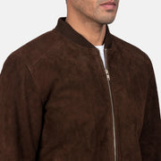 Blain Braun Leder-Bomberjacke für Herren – Zusätzliche Produktansicht 6